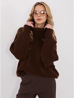 Jumper IN SW 3176.26 tmavě hnědý