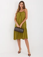 Šaty IR SK 6816.16P olivově zelené