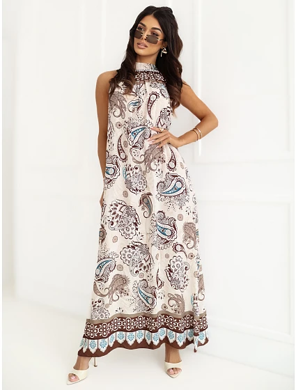 Šaty IR SK LD2571 2.02 hnedá Šaty IR SK LD2571 2.02 hnedá