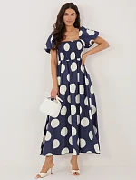 Šaty IR SK LD2575 4.15 tmavomodrá