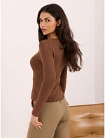 Svetr IR SW 57832.12 světle hnědý Svetr IR SW 57832.12 světle hnědý