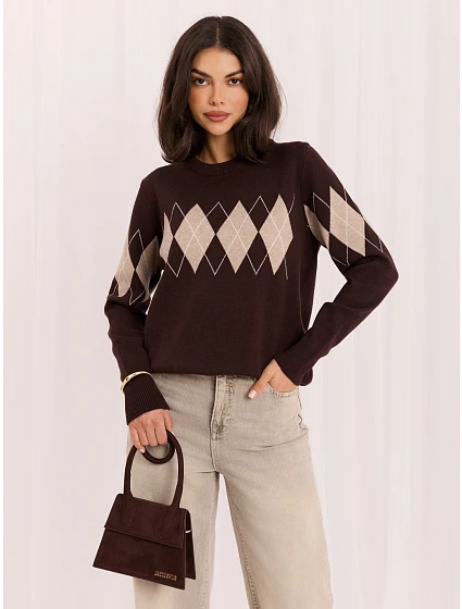 Sweter IR SW 57889.76 brązowy Sweter IR SW 57889.76 brązowy