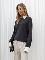Sweter IR SW G996.02 grafitowy Sweter IR SW G996.02 grafitowy