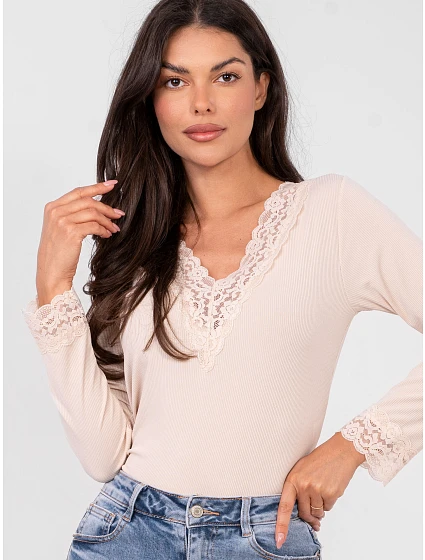 Bluzka IT BZ model 21895769 beżowy - FPrice