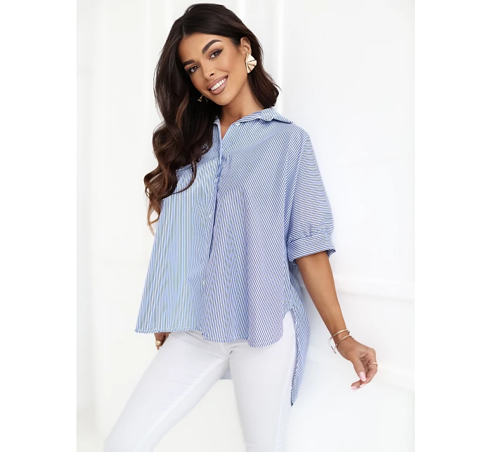 Košeľa IT KS 18989.17 námornícka a biela Košeľa IT KS 18989.17 námornícka a biela