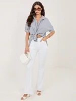 IT košeľa KS 18989.17 bielo-sivá