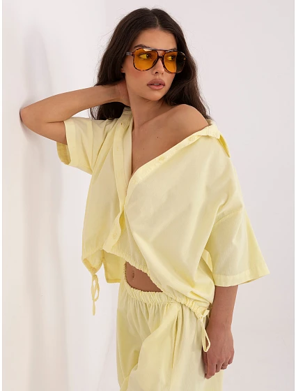 IT KS košile FL10320.12 světle žlutá IT KS košile FL10320.12 světle žlutá