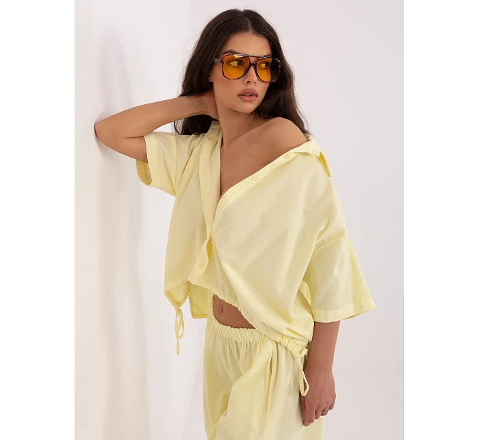 IT KS košile FL10320.12 světle žlutá IT KS košile FL10320.12 světle žlutá