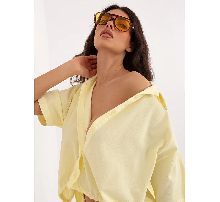 IT KS košile FL10320.12 světle žlutá IT KS košile FL10320.12 světle žlutá