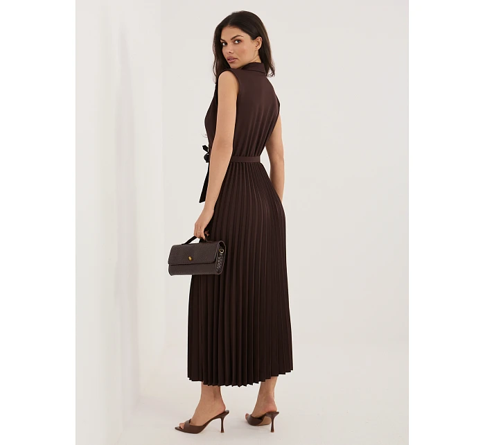 Šaty IT SK 21558.03 tmavě hnědé Šaty IT SK 21558.03 tmavě hnědé