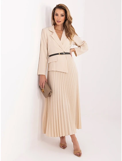 Šaty IT SK 21599 1.03 světle béžová Šaty IT SK 21599 1.03 světle béžová