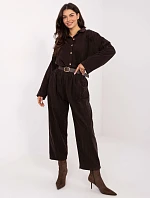 IT nohavice SP 258009.83 tmavohnedé