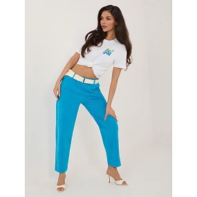 Spodnie IT SP model 22079296 niebieski - FPrice Spodnie IT SP model 22079296 niebieski - FPrice