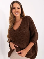 Jumper IT SW 7703.70 hnědý