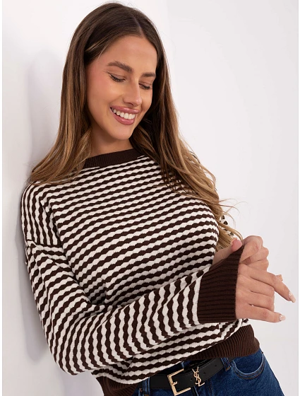 Jumper IT SW 93190.15 hnedý