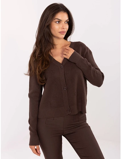Jumper IT SW 98300.69 tmavohnedý Jumper IT SW 98300.69 tmavohnedý