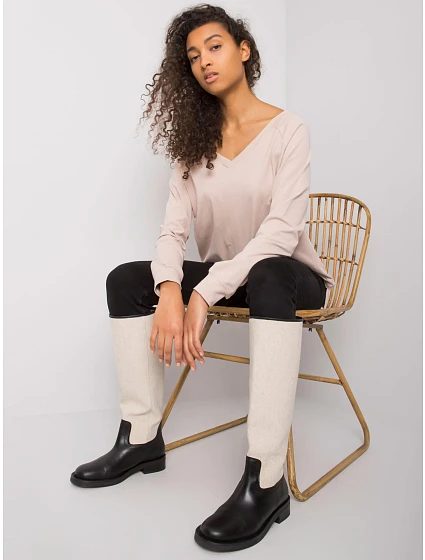 Blúzka LA BZ B538.92P béžová Blúzka LA BZ B538.92P béžová