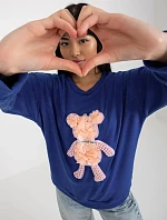 Blúzka LK BZ 509067.15 tmavo modrá