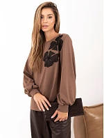 Blůza LK BZ 510211.00 hnědá