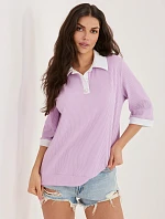 Blúzka LK BZ 510218.02 svetlo fialová