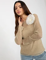 Dámska blúzka a top LK KMPL 506635.54P béžová - FPrice