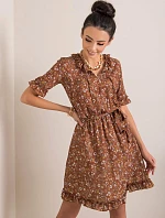 Šaty LK SK 508097.68P hnedá