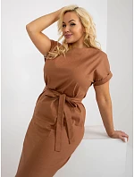 Šaty LK SK 508613.51P světle hnědé Šaty LK SK 508613.51P světle hnědé
