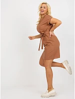 Šaty LK SK 508613.51P světle hnědé Šaty LK SK 508613.51P světle hnědé