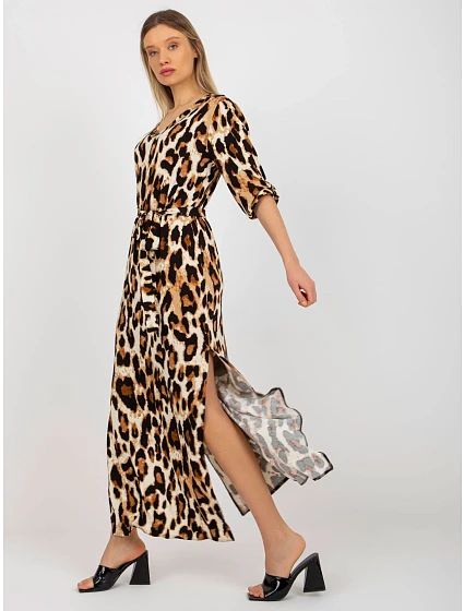 Dámské šaty LK SK  černá a béžová  model 18309961 - FPrice