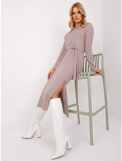 Sukienka LK SK model 19069217 ciemny bezowy - FPrice