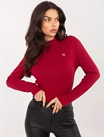 Sveter LK SW 510184.01P bordový