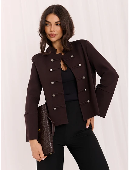 Bunda MI KR 4393.13 hnědá Bunda MI KR 4393.13 hnědá