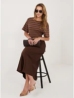 Spódnica MI SD model 21736719 brązowy - FPrice