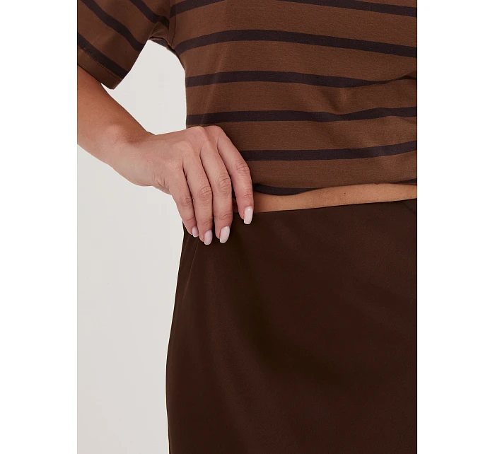 Spódnica MI SD model 21736719 brązowy - FPrice Spódnica MI SD model 21736719 brązowy - FPrice