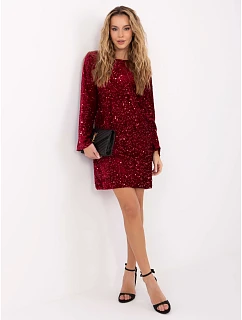 MI SK šaty A2813.64 burgundy