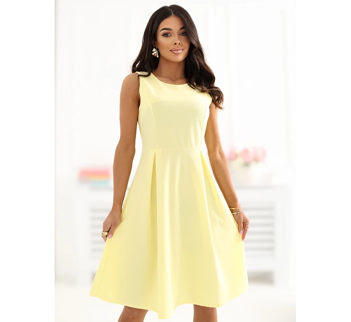 Šaty MI SK A5433.96 svetložltá Šaty MI SK A5433.96 svetložltá