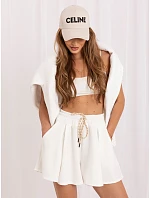 Szorty MI SN P6991.99 ecru Szorty MI SN P6991.99 ecru