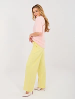 Nohavice MI SP K104.14 svetložltá