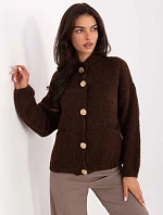 Jumper MI SW WM218.02 tmavě hnědý