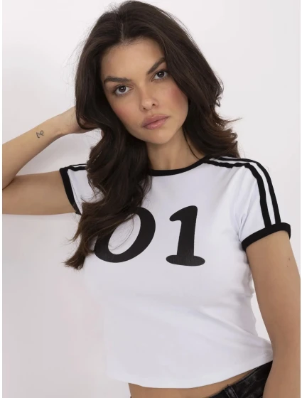 Tričko NM TS NG25218.83 biele čierne Tričko NM TS NG25218.83 biele čierne