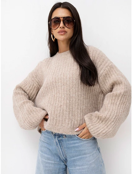 Sweter PM SW model 22334149 beżowy - FPrice