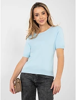 Sweter PM SW model 21923956 jasny niebieski - FPrice Sweter PM SW model 21923956 jasny niebieski - FPrice