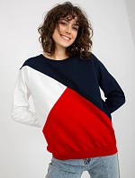 Mikina RV BL 8463.41P tmavo modrá červená