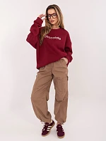 Mikina RV BL A1036.47 bordová