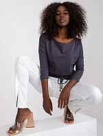 Blúzka RV BZ 4691.40P grafitová