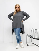 Blúzka RV BZ 7054 1.06 tmavosivá