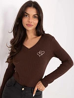 Blúzka RV BZ A1055.29P tmavohnedá