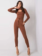 Tepláky RV DR 6002.14X tmavo hnedá