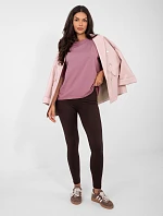 Tričko RV TS A1089.87 tmavoružové