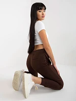 Dámske nohavice TW SP 2003 nohavice.02 tmavo hnedá - FPrice